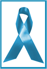 Teal ribbon representing "Child Vicitmization" awareness.